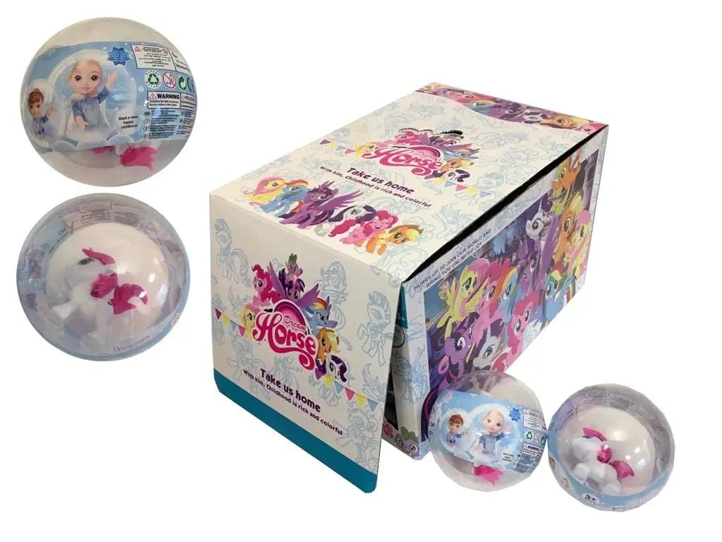 Поні My Little єдиноріг у кулі 12шт у коробці XM558 Китай