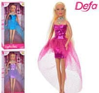 Лялька 29см в одежі з намистом в коробці 32*15*5см 8354 defa lucy