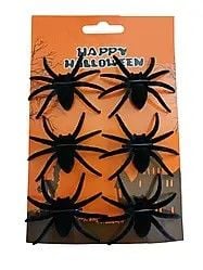 Павук 7см гумовий 6 шт на планшеті MA-24-510 Китай