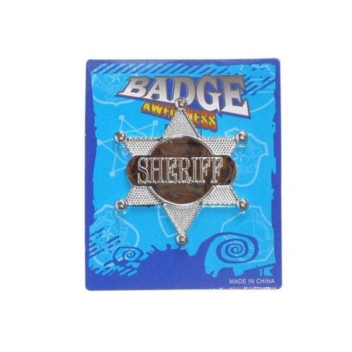 Зірка  шерифа 6 шт у пакеті 457255 Китай