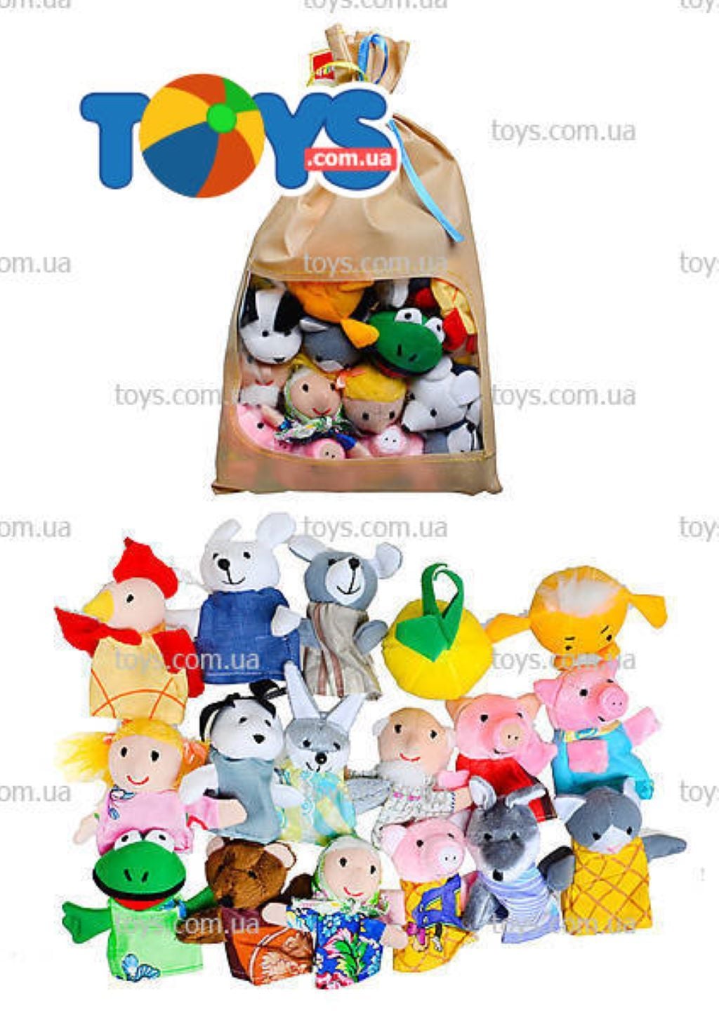 М'яка іграшка пальчиковий театр 7 казок в мішочку B022 К