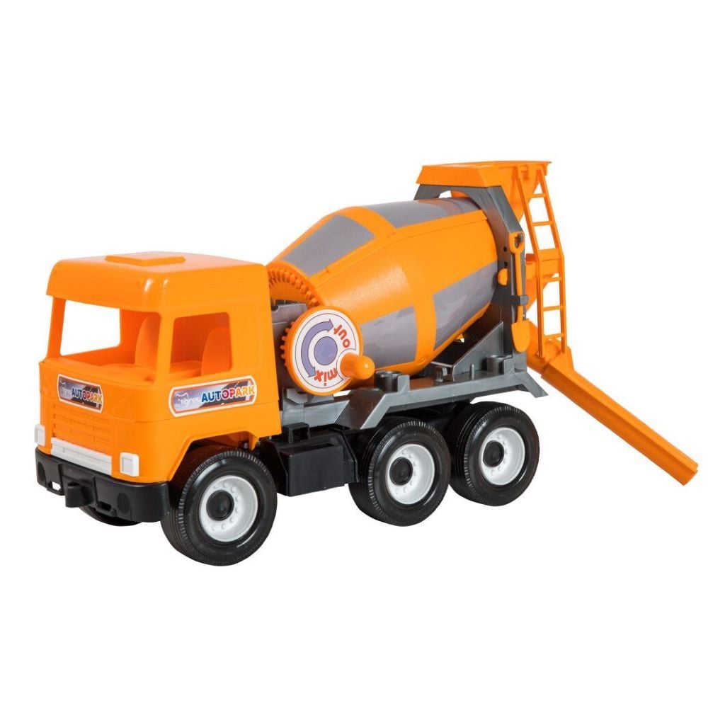 Машина пластик Middle truck бетонозмішувач 33см у плівці 40*16*20см 39311 wader