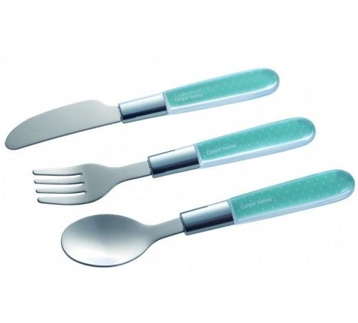 Набір столових приборів нержавіюча сталь 9/477_blu canpol