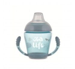 Кружка непроливайка 230мл з силіконовим носиком Non spill cup 56/501_grey canpol