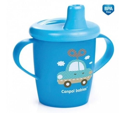 Кружка непроливайка 250мл Toys синя 31/200_blu canpol