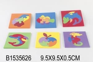 Пазли фомові міні мікс видів 12*12см в пакеті 995 Китай