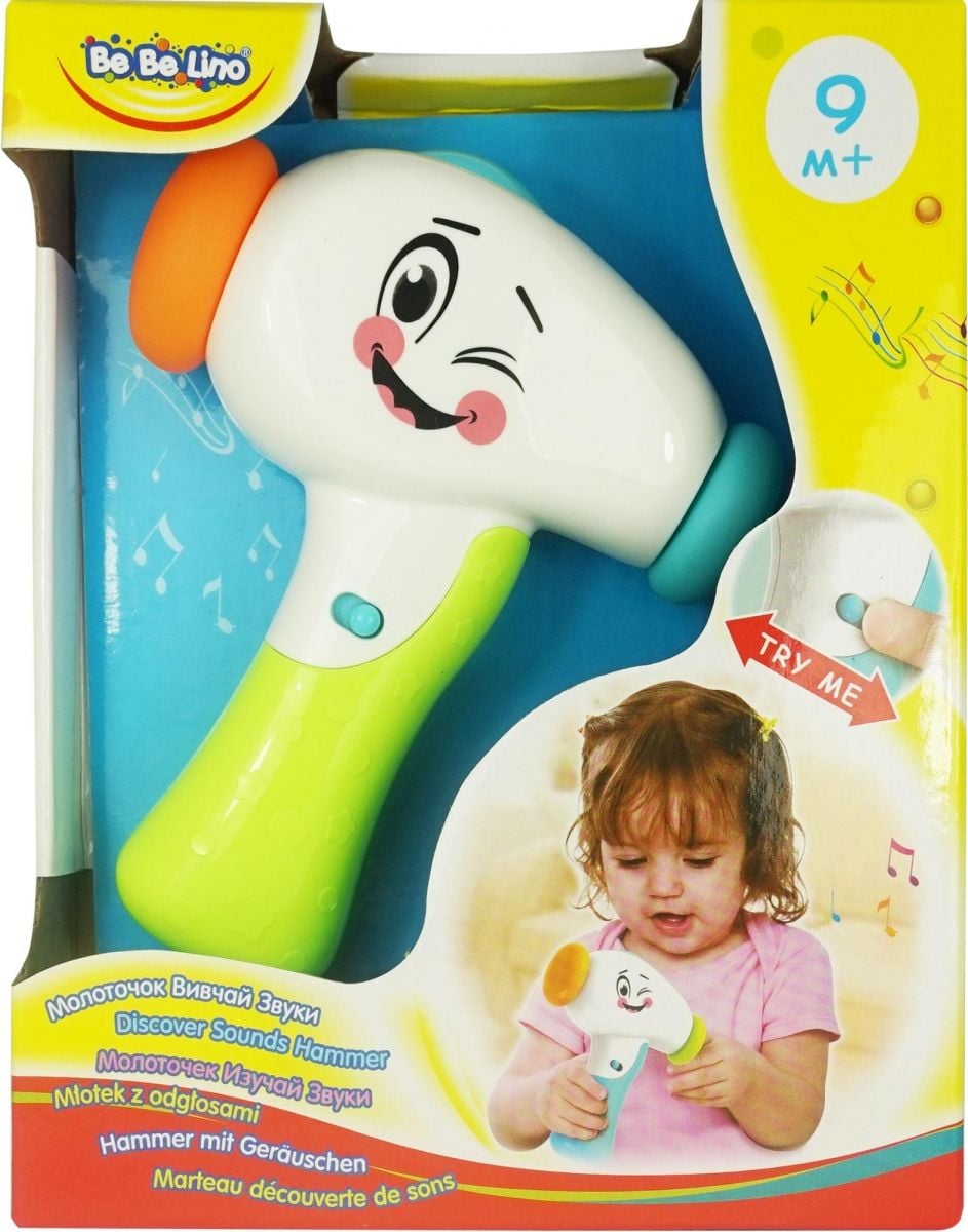 Молоток звук  світло на батар у коробці 58008 Китай