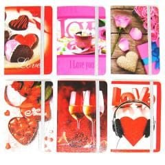 Блокнот В7 50л  Love story на скобе 2608 україна