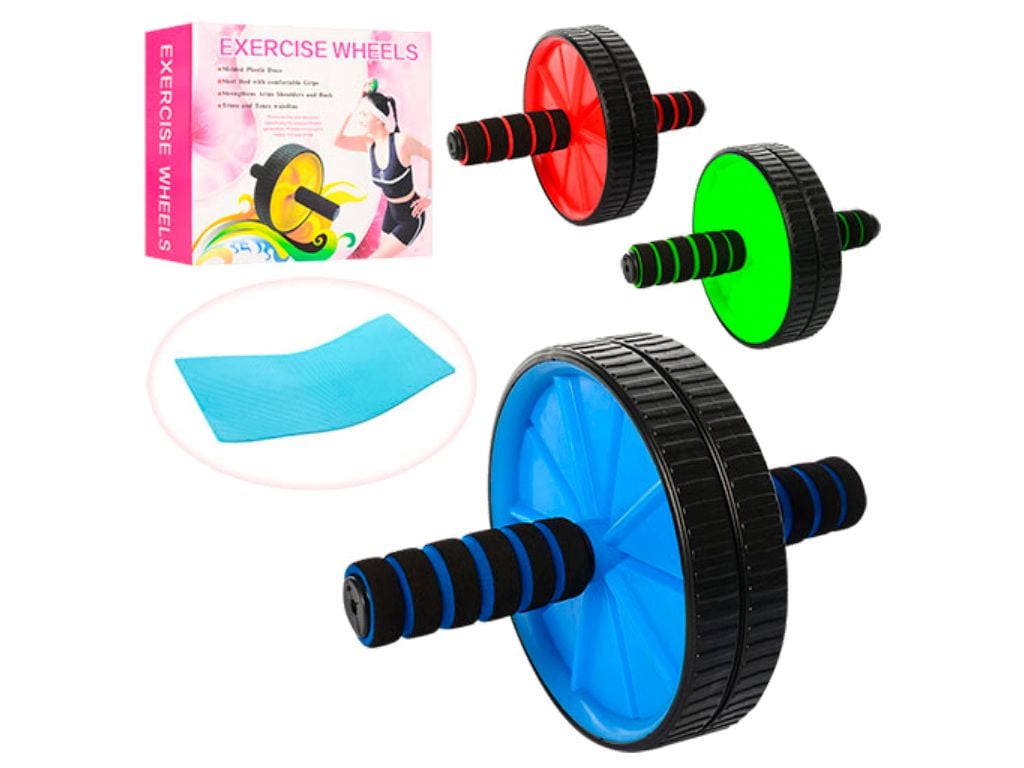 Тренажер колесо для м'язів пресса коробка 24*22*8,5см MS0871-1 profi