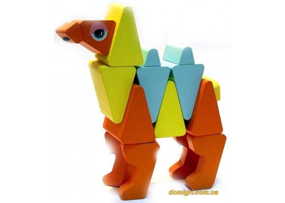 Дерево логіка змійка Верблюд-акробат в коробці 16,5*18*8см 11872 Китай