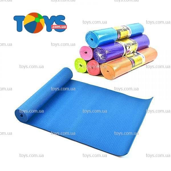 Йога мат коврик для спорта 6мм 61*173см C34472 profi