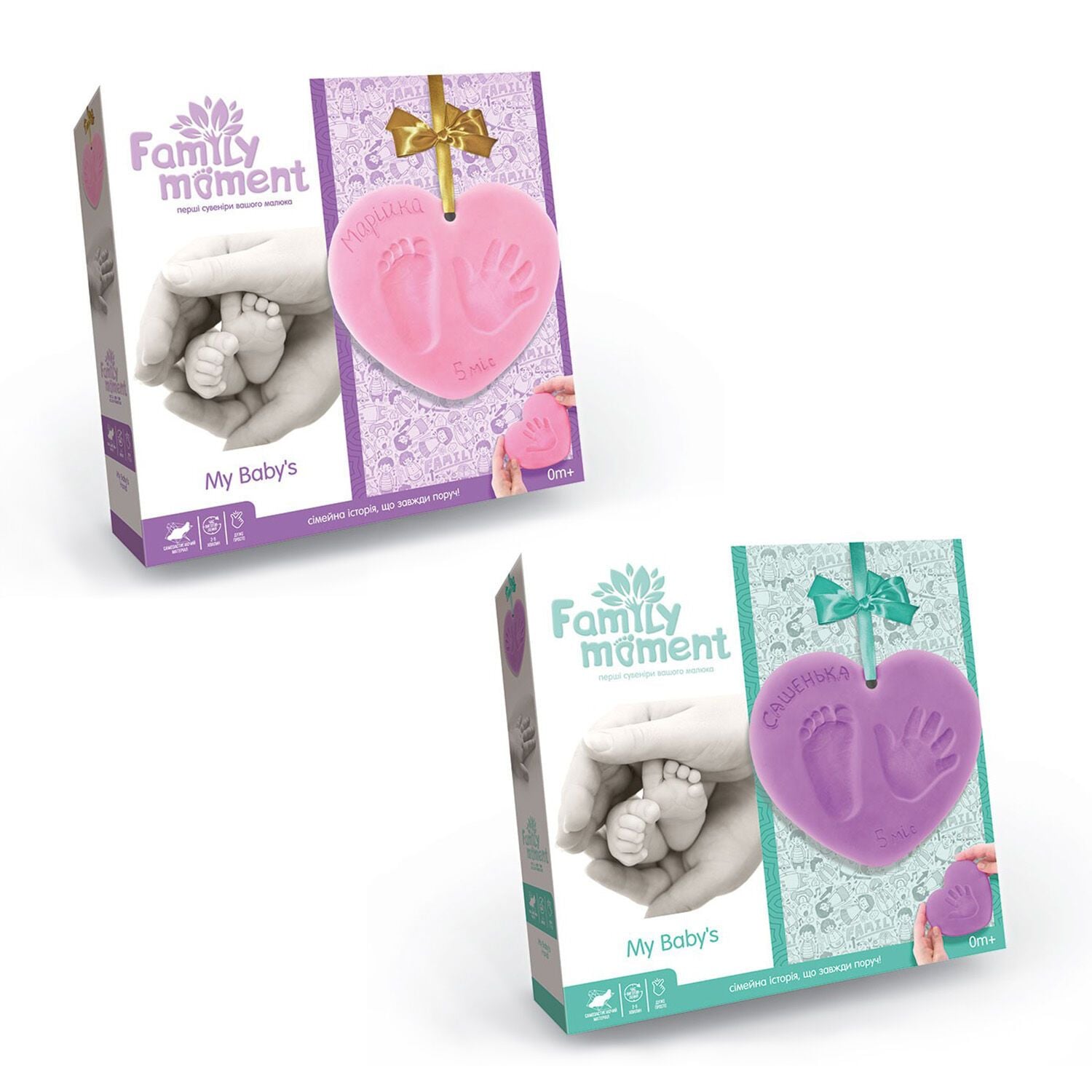 Набір для творч бебі ніжка бебі ручка Famii moment в коробці 19*19см FMM-01-01U danko toys