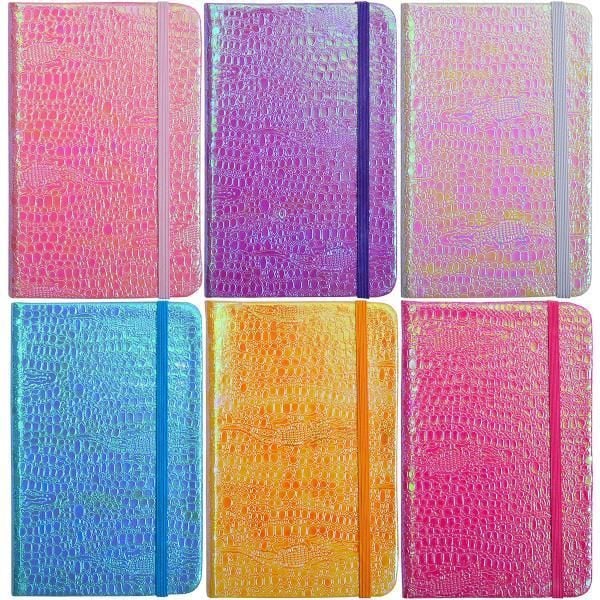 Блокнот А6 клітинка шкіра крокодила на гумці 83159 україна