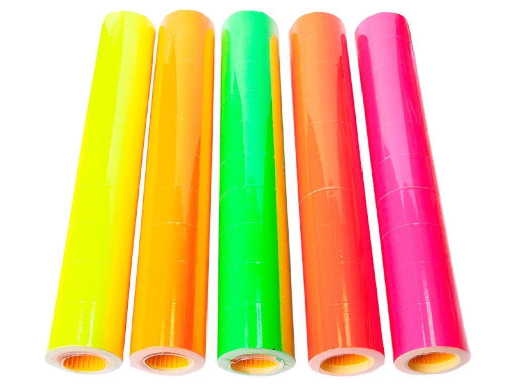 Цінники 30*40см прямокутні 6м мікс кольорів 82875 Китай