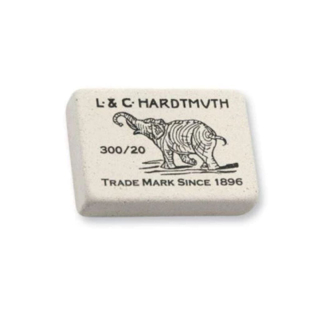 Гумка стиральна 3,5*2см Слон прямокутник біла 300/20 300/20 Koh-i-noor
