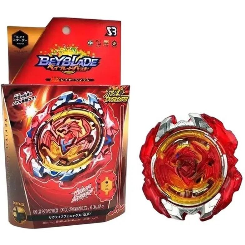 Бейблед метал+пластик 5сезон 4 вида з пускачем  ручка Beybladeу коробці  18*12*5см B-117 Китай