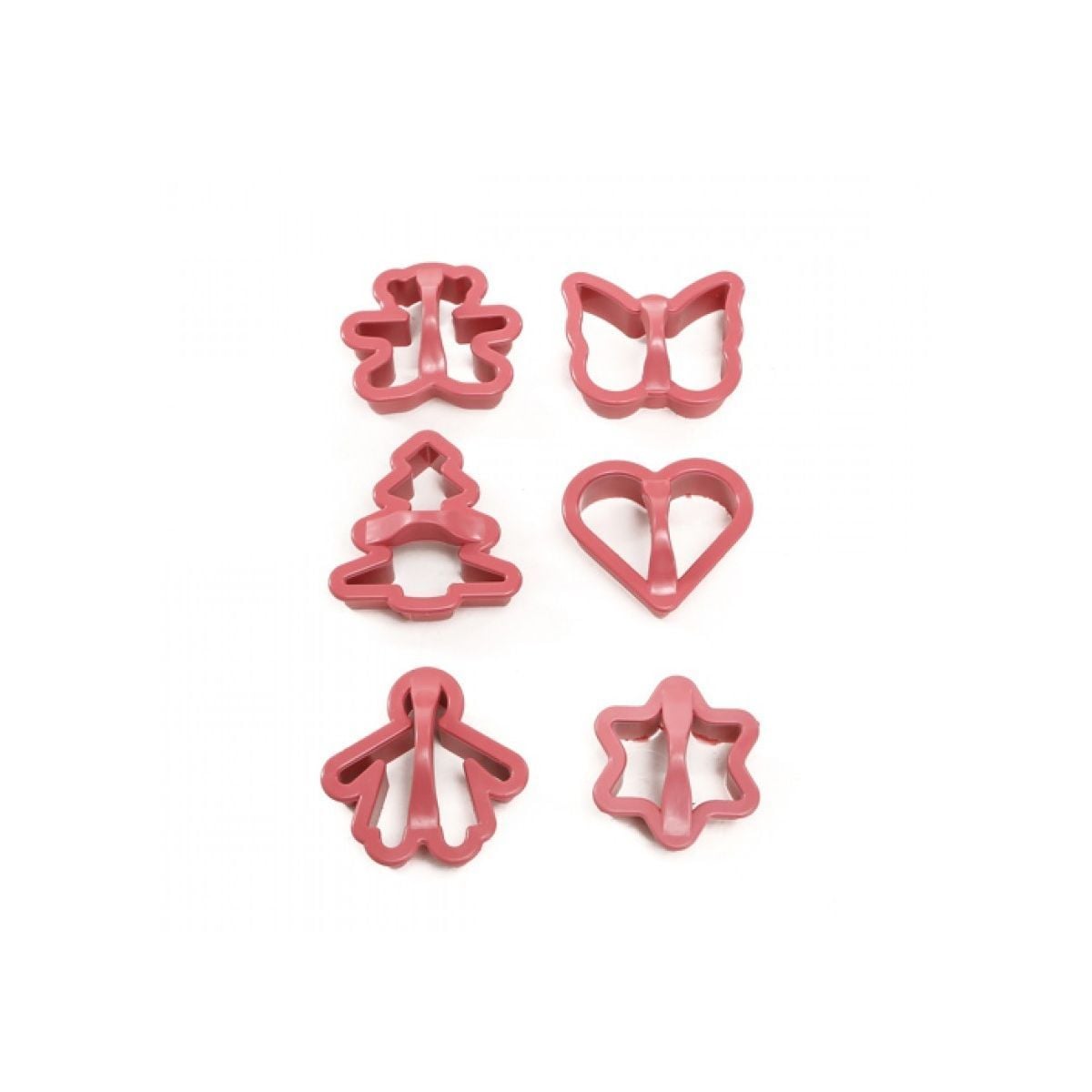 Форми для печива з харчового пластику 6шт на планшеті 03051 україна