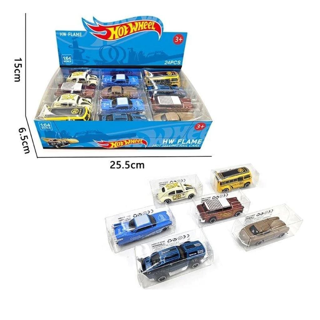 Машина типу Hotwheel 1:64 металева в блістері 8*3,5*3см HC8805-9 Китай