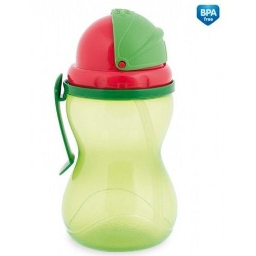 Кружка непроливайка бідончик з ручками зелений 370 мл 56/113_gre canpol