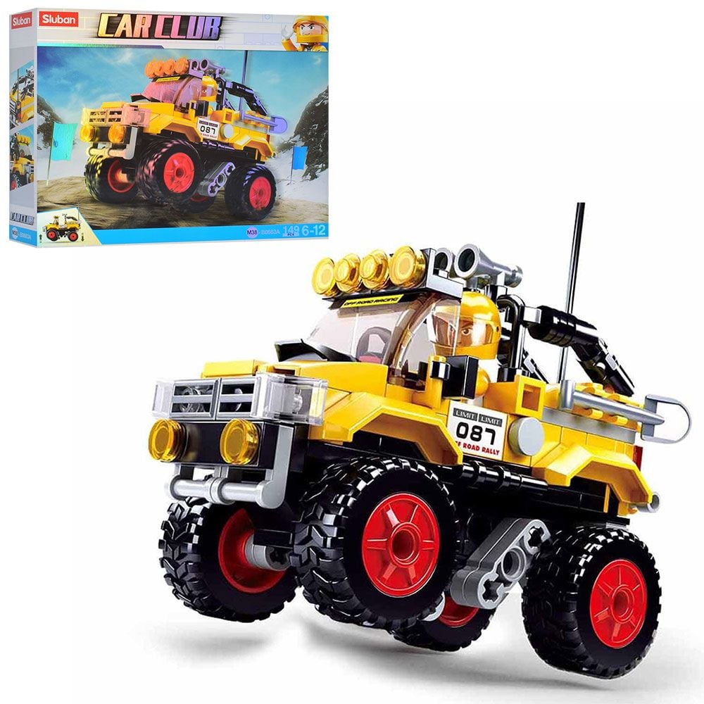 Конструктор 149 дет CfrClub джип в коробці 23,5*19*4,5см M38-B0663A sluban