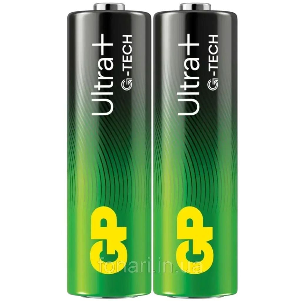 Батарейка пальчик AA GP Ultra Plus 1.5V R06 Alkaline GP15AUP-2S2 GP