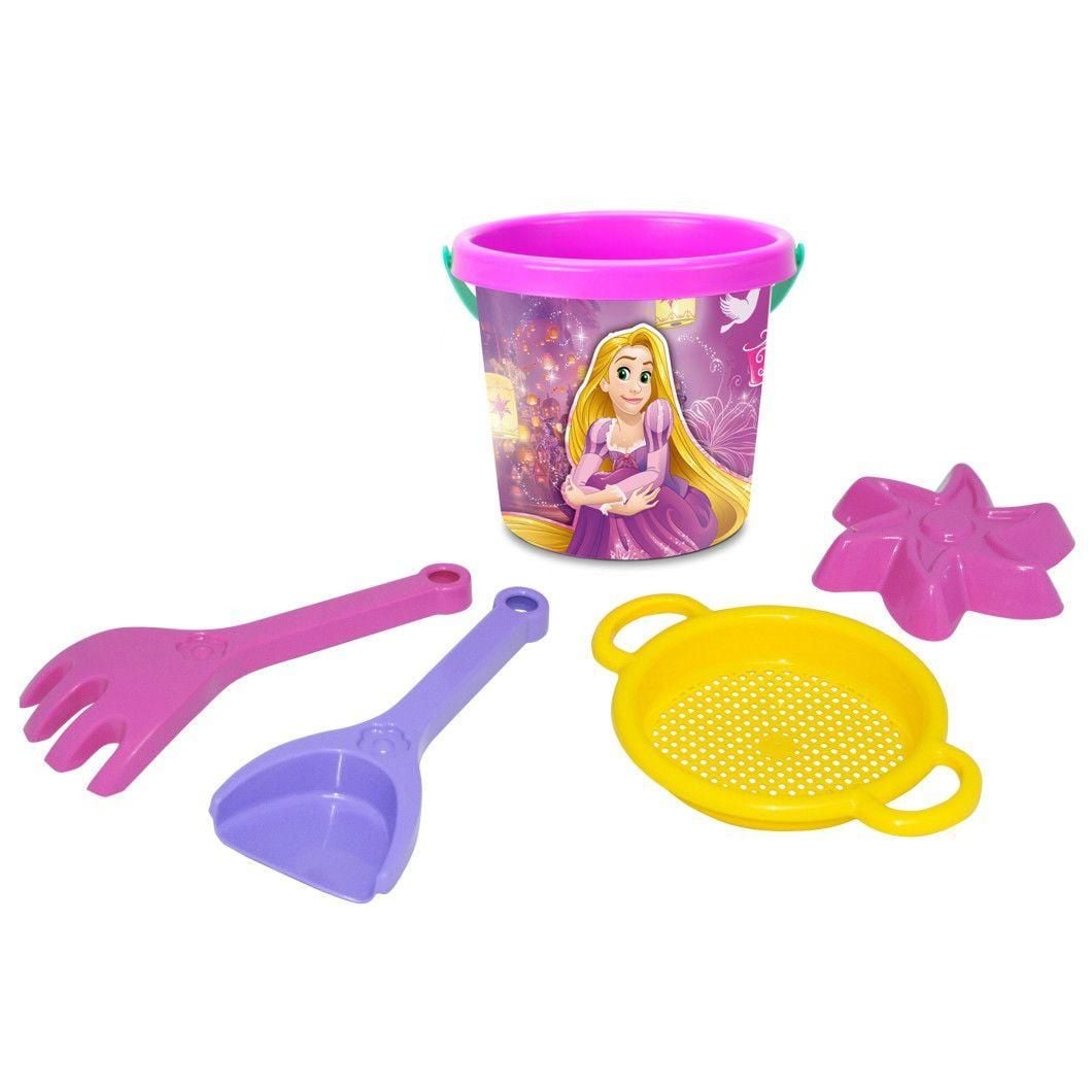 Набір для піску 5ел Приинцеси з термо нак відро граблі лопатка в сетці 77552 wader