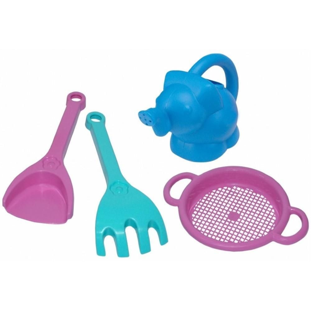 Набір для піску  лійка лопатка граблі сито 39056 Тігрес