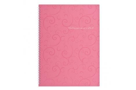 Блокнот А5 лінія на спіралі Квіти 20*15см 92899 україна