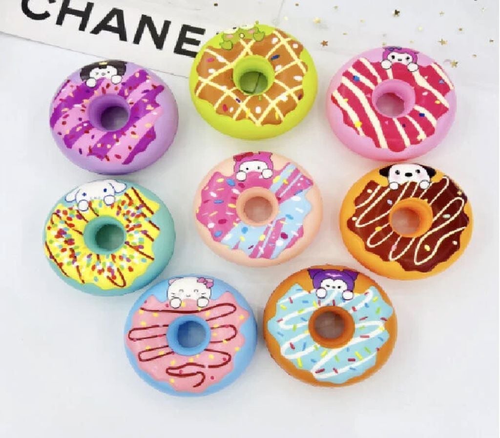 Антистрес сквіш паралон Пончик 9*9см ароматизованний в пакеті C68762 Китай