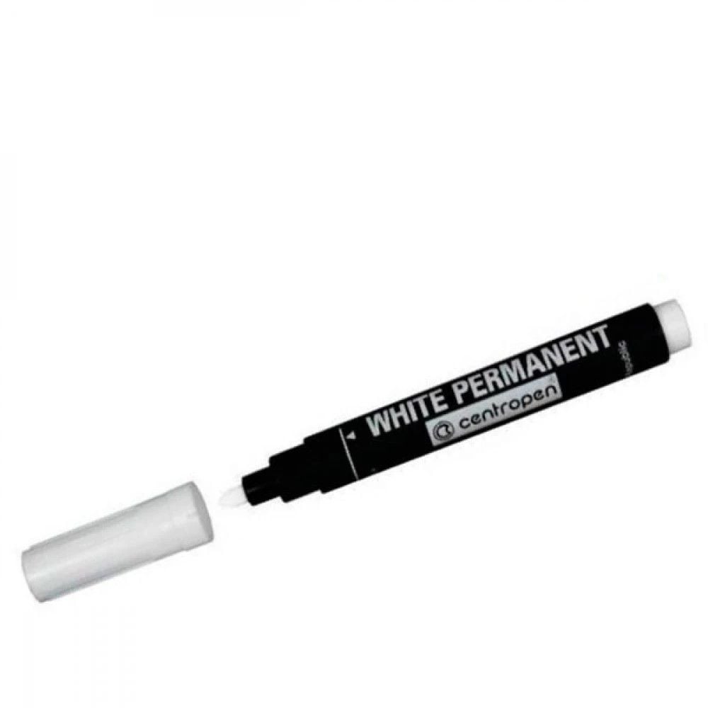 Маркер White перманентний білий 8586 centropen