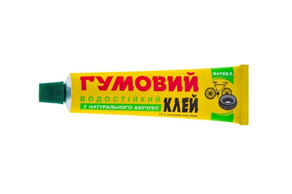 Клей Гумовий водостійкий з натурального каучука 40мл в тубі 96006 Китай