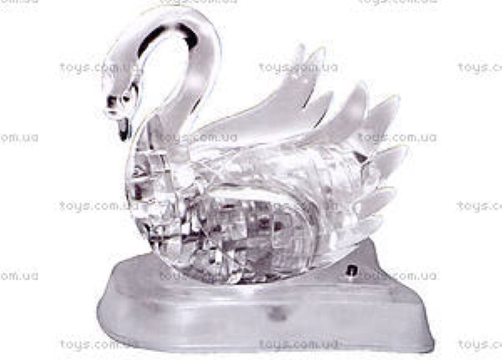 Пазли 45дет 3D кристал Лебідь світло в коробці 16*13*4см 9004АYT218722 Китай