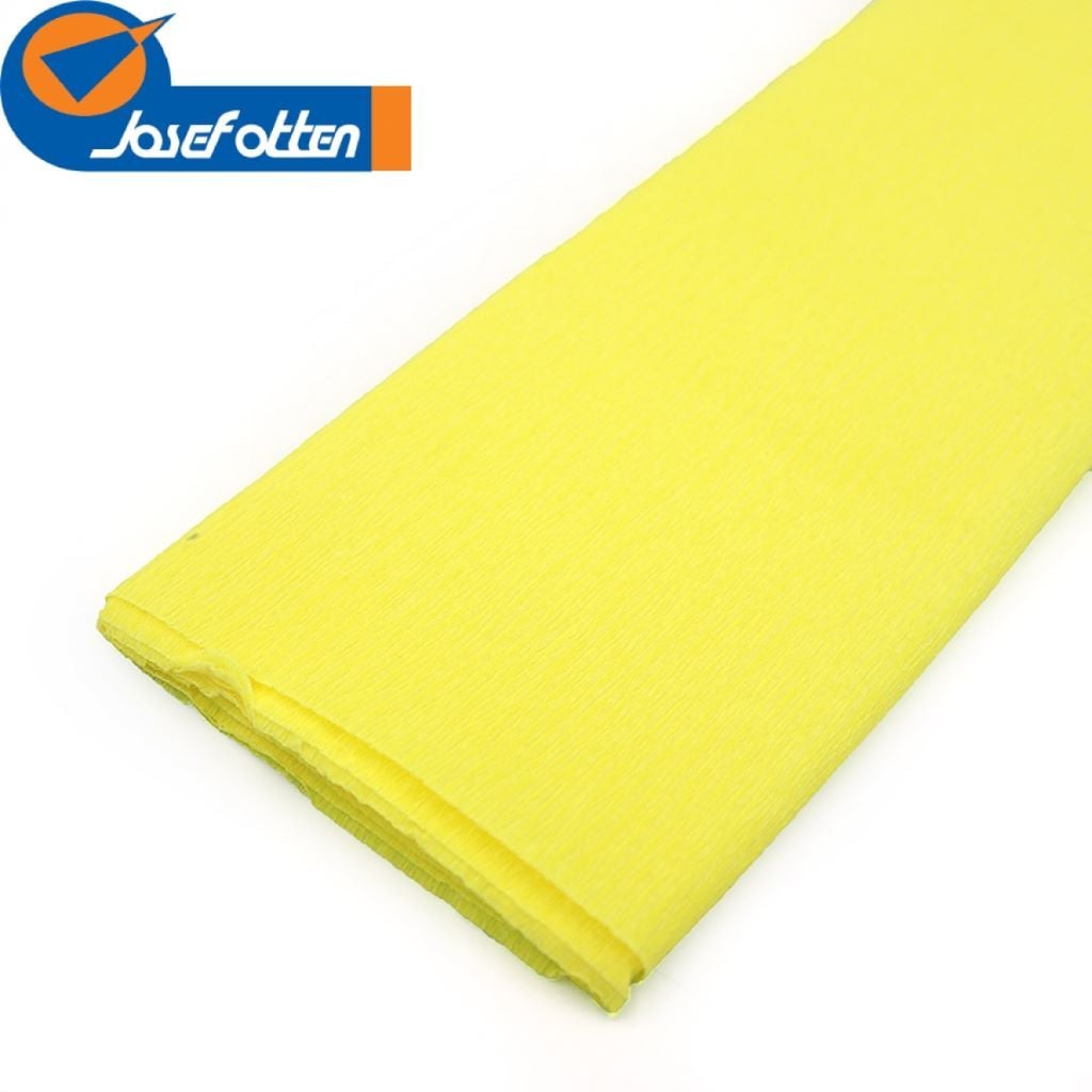 Папір крепований 110% світло-жовтий 50,0г\м 50*200см у пакеті KRH110-8014 Josefotten