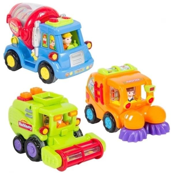 Машина 12см інерция машини  помічники спецтехніка 386ABC Китай