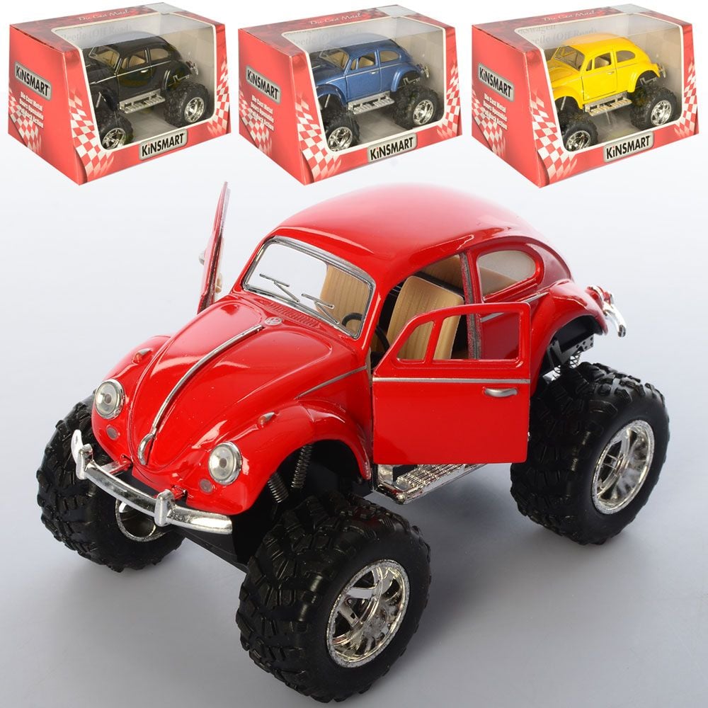 Машина металева 1967 VOLKSVAGEN CLASSICAL BEETLE гумові колеса відкр двері коробка 16*8*8см KT5057WB kinsmart