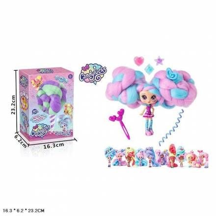 Лялька 8 см Candyslocks з аксесуарами мікс видів коробка 16*23,5*6,5см B1162 Китай