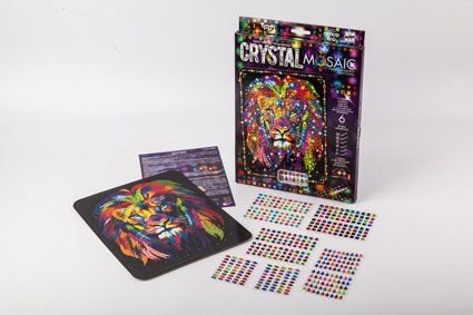 Блискуча мозаїка Crystal Mosaic коробка CRM-01-04 danko toys