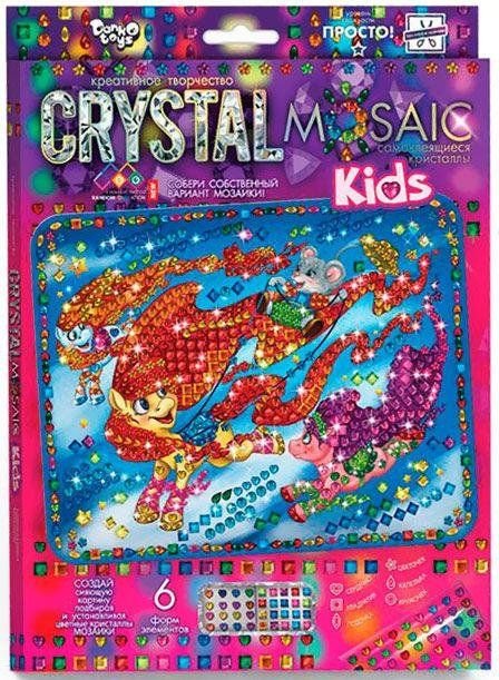 Набір для творчесті блискуча мозаїка Crystal Mosaic Kids СRMk-01-03 danko toys