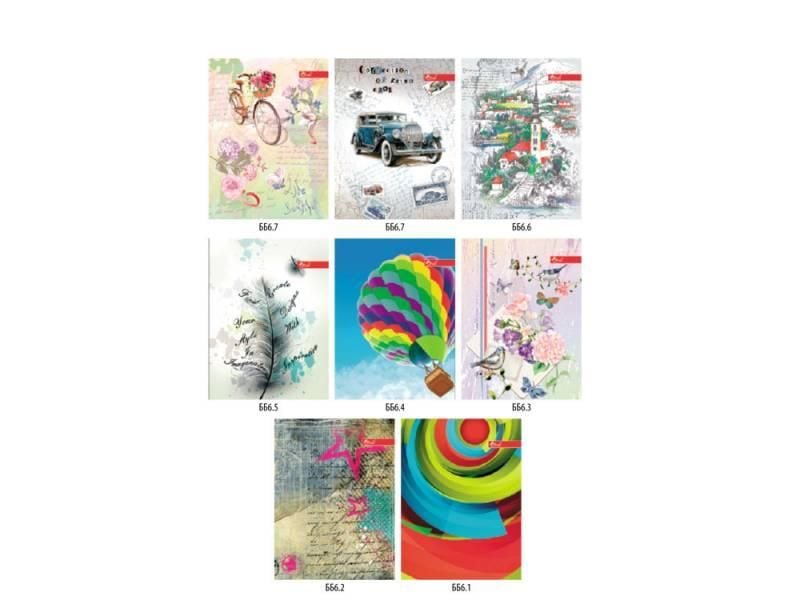 Блокнот А6 120 чистих арк офсет тверда обкладинка матова ламінація ТП-63 Скат