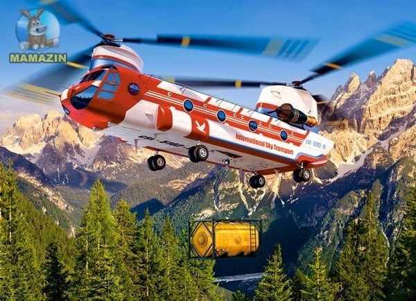 Пазли 300ел Гелікоптер коробка картина 40*29см B-030125 castrolend