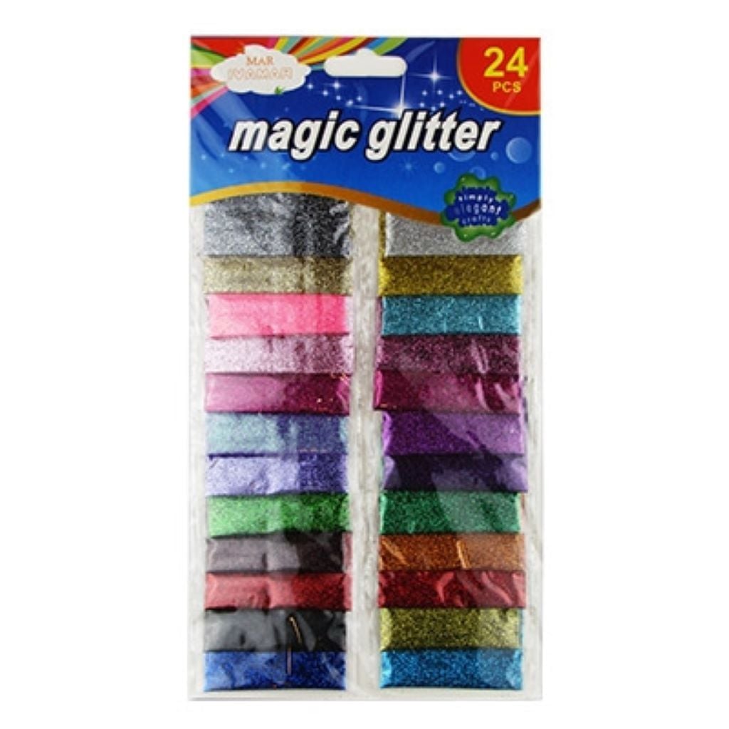 Блискітки глітерні набір 24шт в пакеті 99765 Китай