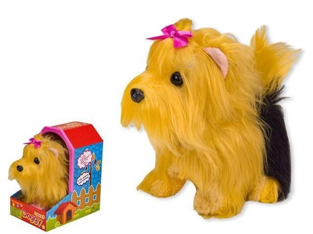 Собака Йоркширський тер'єр на бат повідець ходить гавкає коробка M0667 Китай