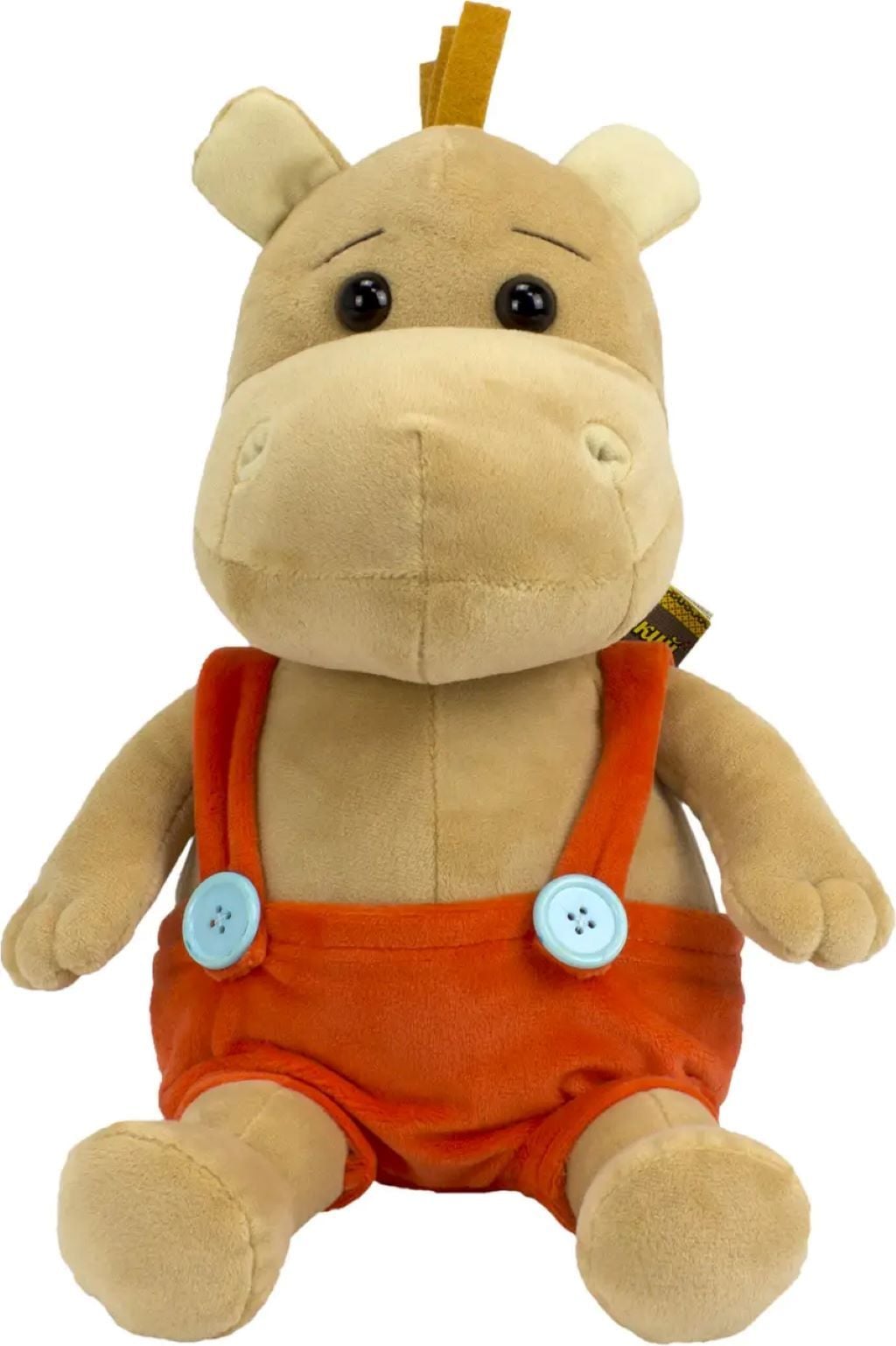 М'яка іграшка Бегемот Тіша 35 см. в штанцях 00419-7 Копиця