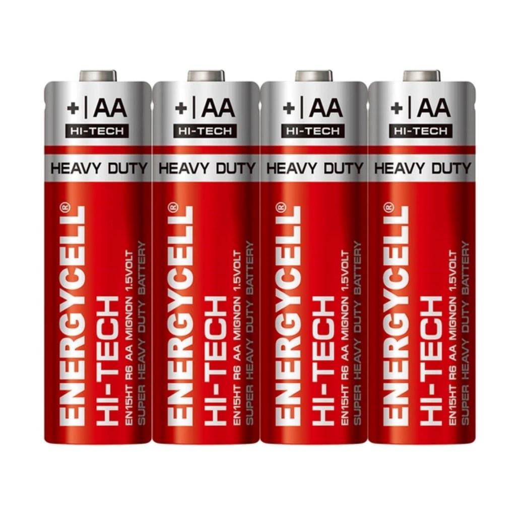 БаБатарейка пальчик AA 1.5V HI-TECH солевая EN15HT-S4 Energycell