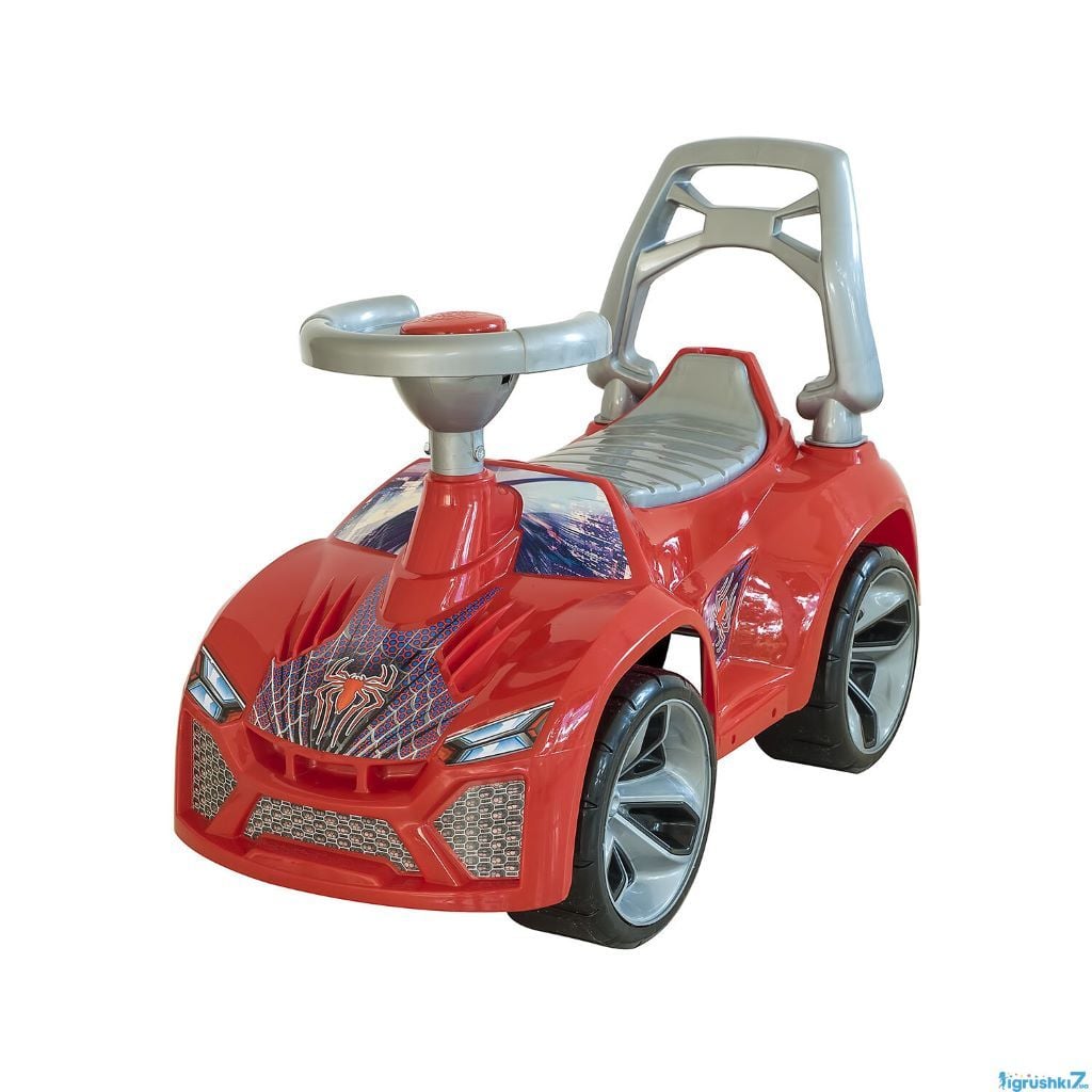 Толокар машина Ламбо з пискавкою на рулі червона 021-чер Оріон