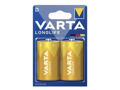 Батарейка бочка Varta longlife alkaline 1шт LR20 VARTA