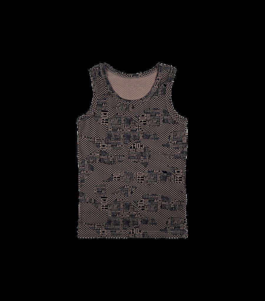 Майка для хлопчика класична трикотаж з малюнком Написи мікс кольорів 77425 Donella 4-5р