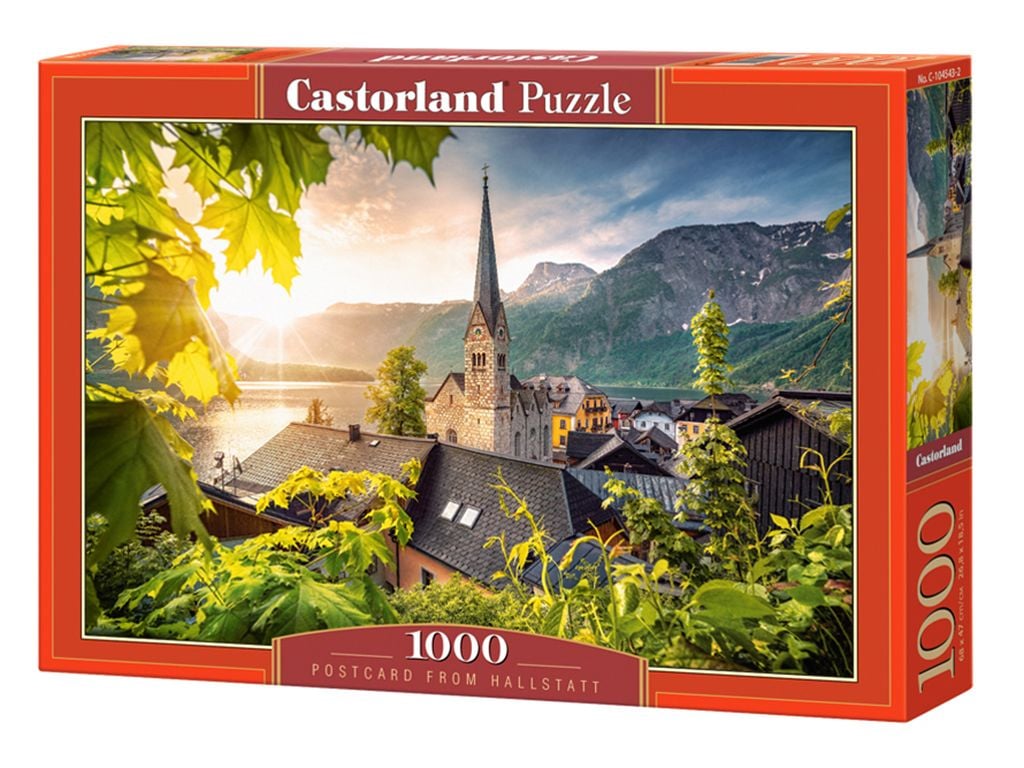 Пазли 1000 ел Замок в горах 68*47см у коробці 35*25*5см С-104543 Castorlend