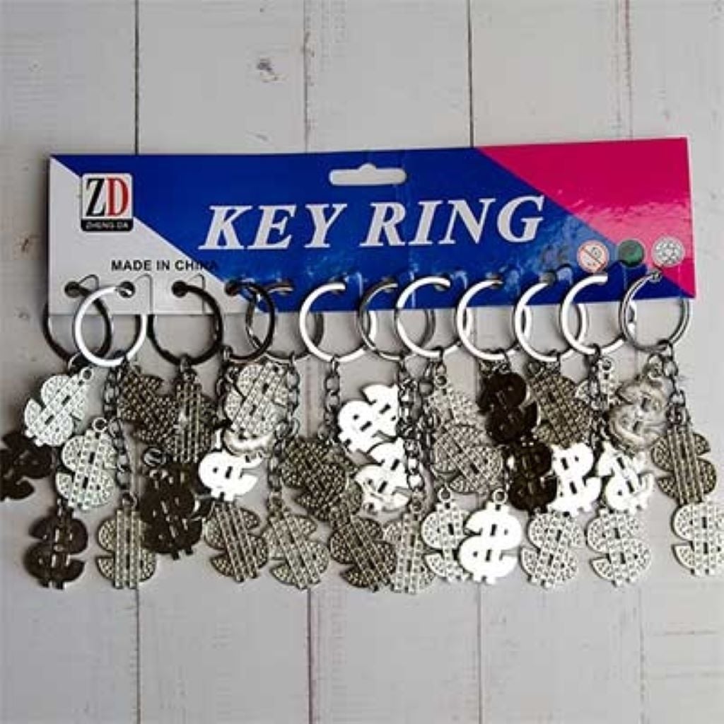 Брелок Доллар 3шт металевий 477-1 Китай