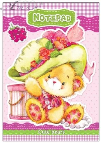 Блокнот 50арк кольоровий на клею 3К-24 україна